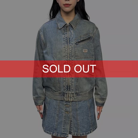 【USED】90's GUESS JEANS 91-B Inspired Denim Work Jacket
