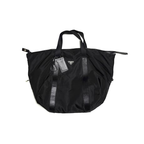 【USED】PRADA V49 Nylon Boston Bag