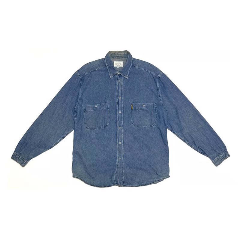 USED】90's ARAMNI JEANS Dungaree Shirt | KONBINI
