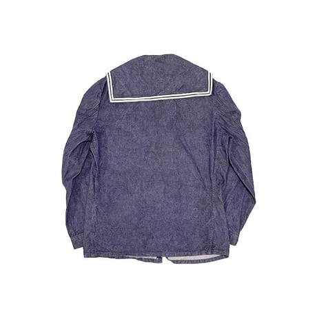 【USED】80'S FRENCH NAVY SAILOR DENIM JACKET