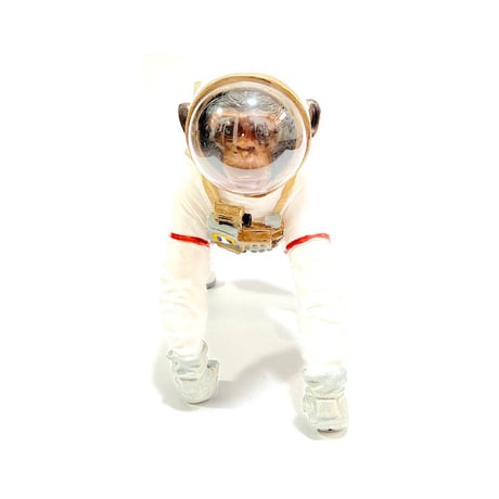 【USED】KARE DECO FIGURINE SPACE MONKEY 32CM
