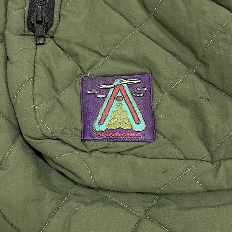 【USED】90'S ANARCHIC ADJUSTMENT QUILTING VEST