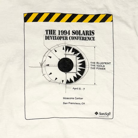 【USED】90's Sun Microsystems SOLARIS T-SHIRT