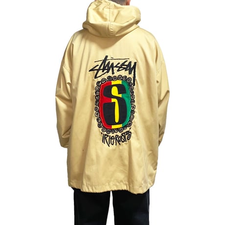【USED】90'S BOOTLEG STUSSY HOODED JACKET