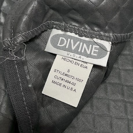 【USED】90'S DIVINE QUILTED MINI SKIRT