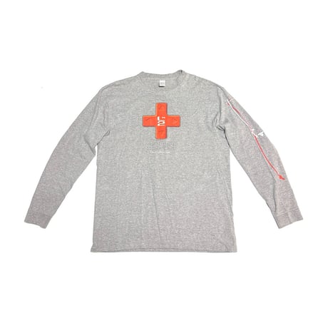 【USED】90'S-00's L2 virtual boarder L/S T-SHIRT