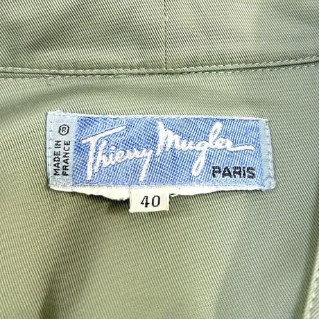 【USED】80'S THIERRY MUGLER ASYMMETRY S/S DRESS
