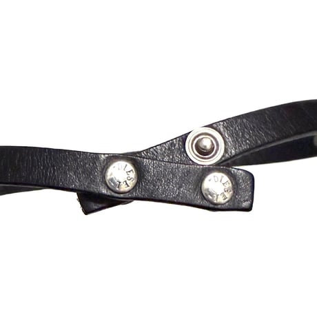 【USED】00's DIESEL Star Stud Leather 2-Way Wrap Bracelet & Choker