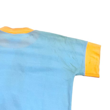 【USED】 90'S W.&L.T. PUK PUK T-SHIRT SKY BLUE ②