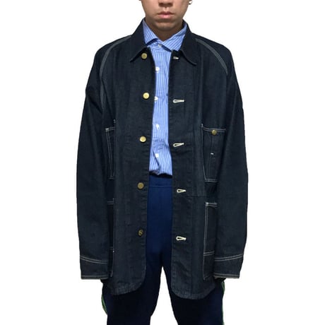 【USED】80'S CARHARTT 100 YEARS MEMORIAL MODEL DENIM COVERALL