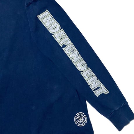 【USED】90'S-00'S INDEPENDENT TRUCK COMPANY NHS TAG L/S T-SHIRT