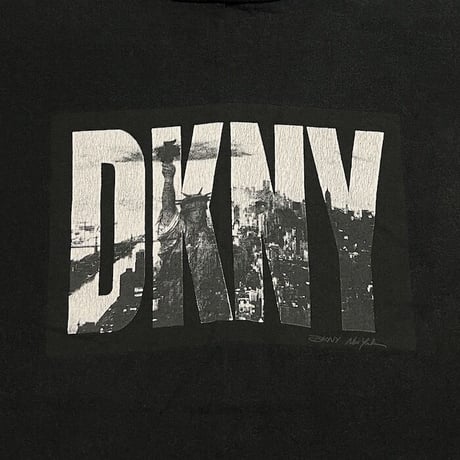 【USED】90'S DKNY NEW YORK CITY LOGO T-SHIRT