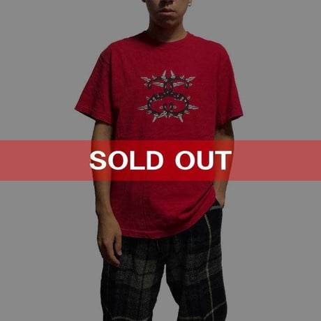 【USED】90'S STUSSY PUNK CHANEL LOGO T-SHIRT