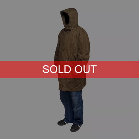 【USED】90's Eddie Bauer Field Parka with Detachable Hood Brown