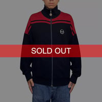 【USED】80's Sergio Tacchini Track Jacket Navy × Red