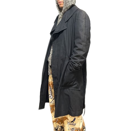 【USED】00'S MARTIN MARGIELA WHITE LABEL COAT BLACK