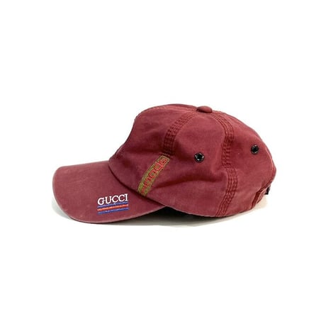【USED】90'S BOOTLEG GUCCI EMBROIDERED CAP