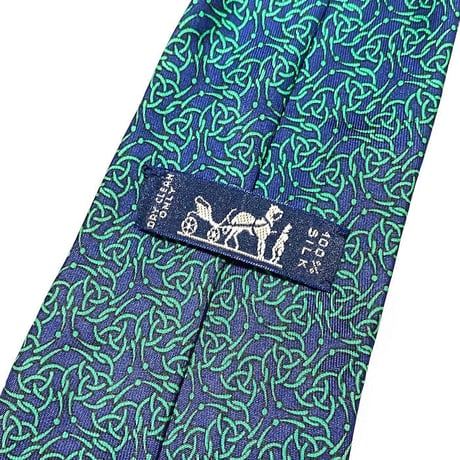 【USED】VINTAGE HERMES SILK TIE