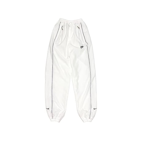 【DEAD STOCK】90's BOOTLEG NIKE COTTON TRACK PANTS WHITE