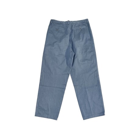 【USED】90'S ARMANI JEANS 2TAC PANTS BLUEGRAY