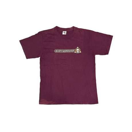 【USED】90's Alien Workshop Logo T-Shirt Burgundy