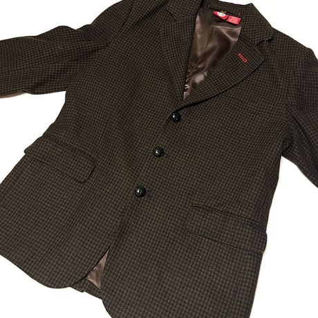 【USED】90's ELEMENT SKATEBOARDS 3B HOUND'S TOOTH JACKET