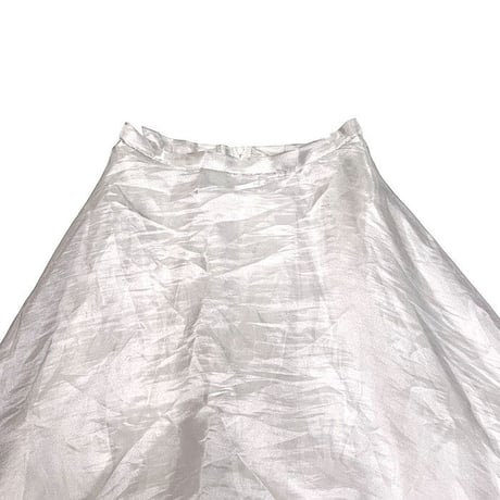【USED】90'S-00'S METALLIC SHEER LONG SKIRT