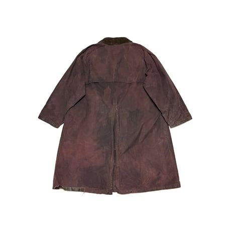 【USED】80's-90's Burberrys WAXED CLOTH LONG COAT