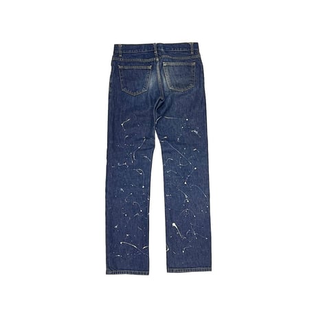 【USED】HELMUT LANG 1999 PAINT DENIM PANTS