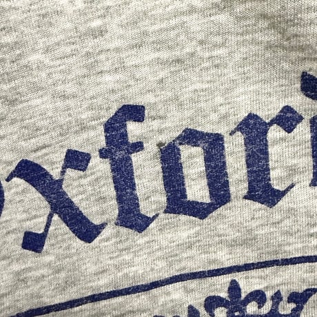 【USED】80's-90's Oxford University OLD ENGRISH T-SHIRT