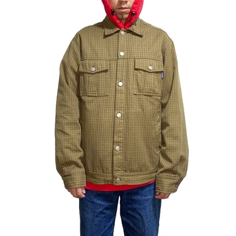 【USED】90'S  OLD STUSSY COTTON JACKET