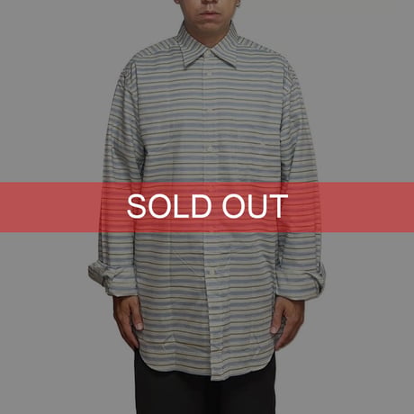 【USED】90's-00's EMPORIO ARMANI BORDER SHIRT