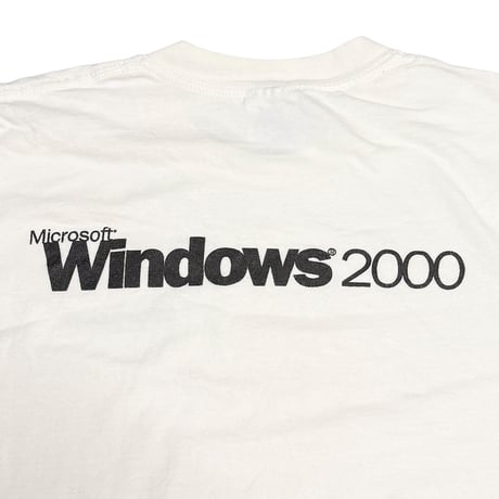【USED】00's Microsoft Windows 2000 T-SHIRT