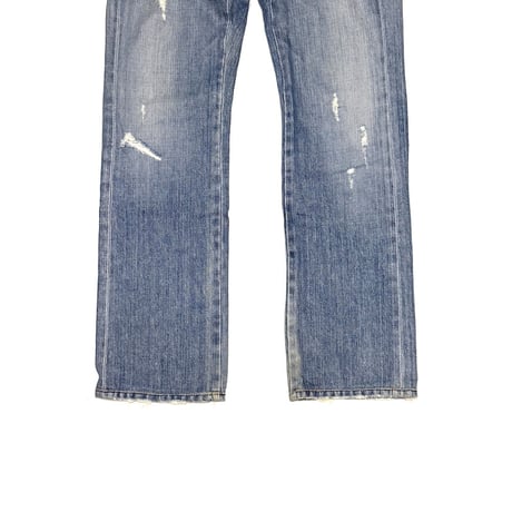 【USED】00's MARITHE FRANCOIS GIRBAUD Y2K Distressed Denim Pants