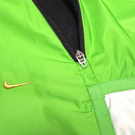 【USED】00's NIKE CRIMA-FIT Bright Green Windbreaker Jacket