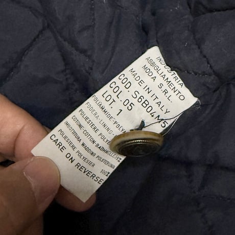 【USED】80's ARMANI JEANS NYLON × SUEDE FLIGHT JACKET