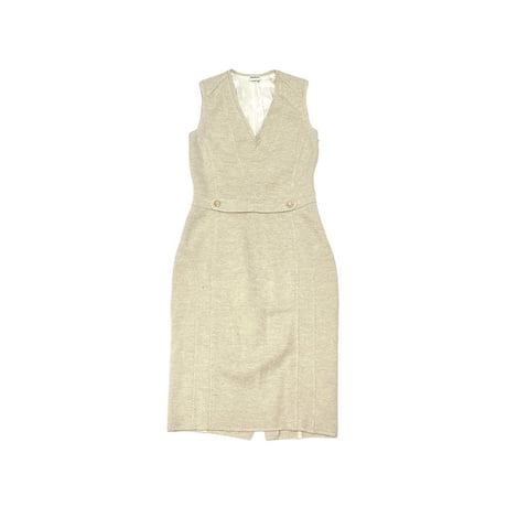 【USED】00'S WOLFORD SLEEVELESS WOOL DRESS