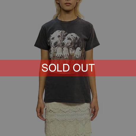 【USED】90'S DALMATIANS IN THE BASKET T-SHIRT