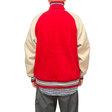 【USED】90'S-00'S VANS FLEECE VARSITY JACKET