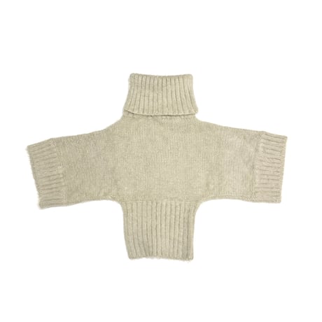 【USED】2010's Dolce & Gabbana Angora Blend Kimono Sleeve Turtleneck Knit