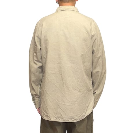 【USED】90's ARMANI JEANS COTTON LINEN ZIP JACKET