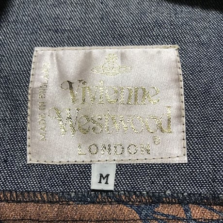 【USED】90'S VIVIENNE WESTWOOD SHADOW ROSE DENIM SUITS