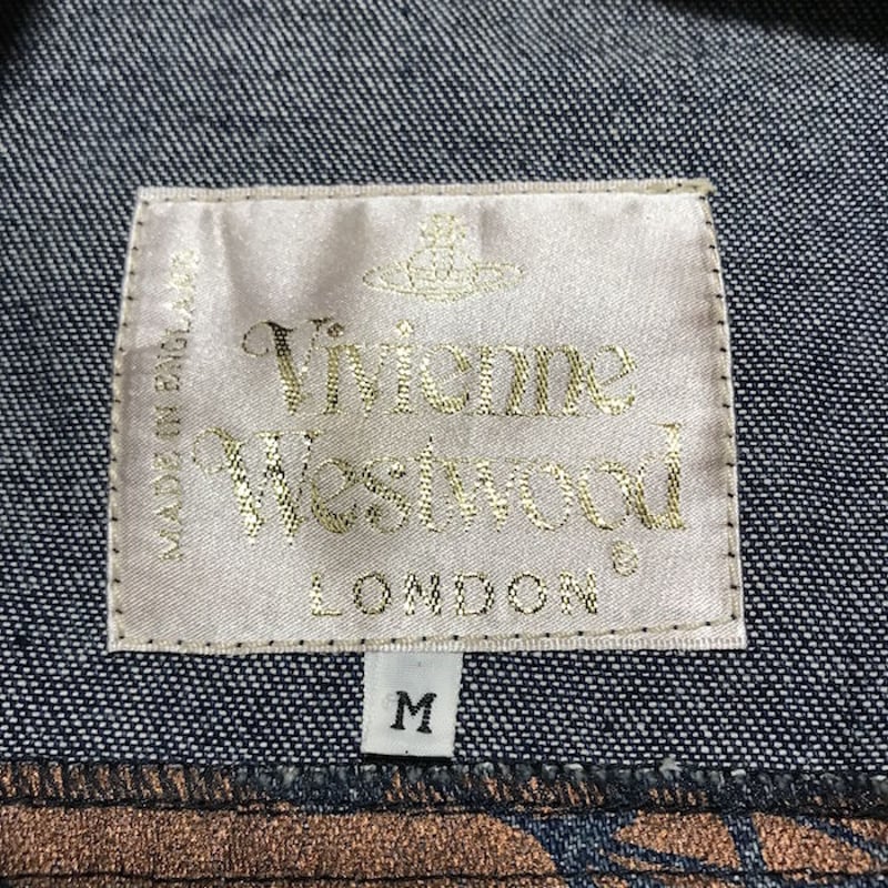 USED】90'S VIVIENNE WESTWOOD SHADOW ROSE DENIM