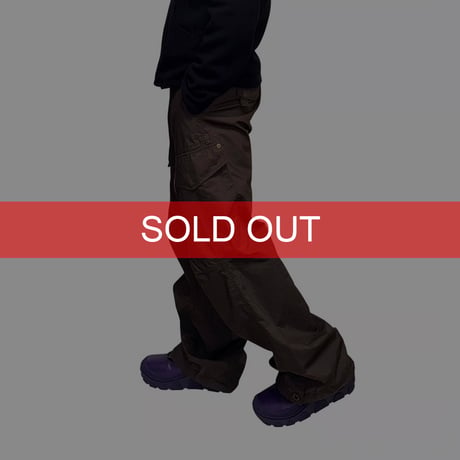 【USED】00's UNITED COLORS OF BENETTON Lightweight Nylon Cargo Pants