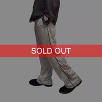 【USED】00's UMBRO “T4F” Embroidered Track Pants Silver Gray