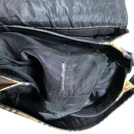 【USED】80'S-90'S BURBERRYS NOVA CHECK SHOULDER BAG