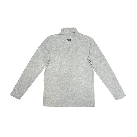 【USED】00's UMBRO HI-NECK L/S T-SHIRT GRAY