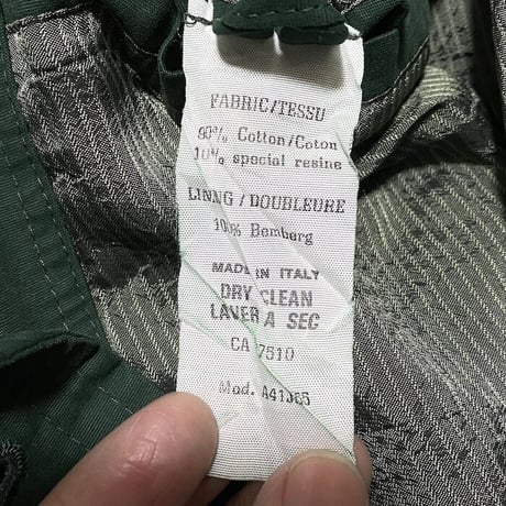 【USED】80'S-90'S GIORGIO ARMANI LONG TRENCH COAT GREEN