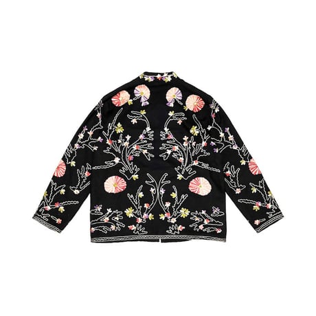 【USED】90's boston proper EMBROIDERY JACKET MADE IN INDIA