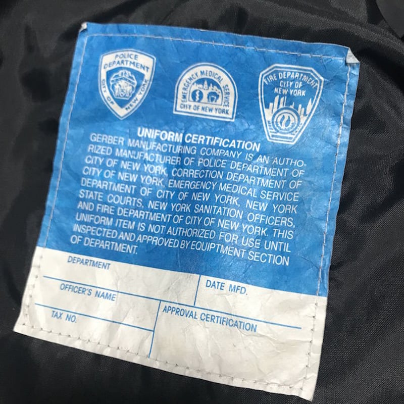 USED】NYPD POLICE DUTY JACKET | KONBINI USED】NYPD POLICE DUTY JACKET | KONBINI